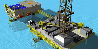 Offshore Fixed Platform for Drilling Exploration Wells on Gelendzhikskaya Structure